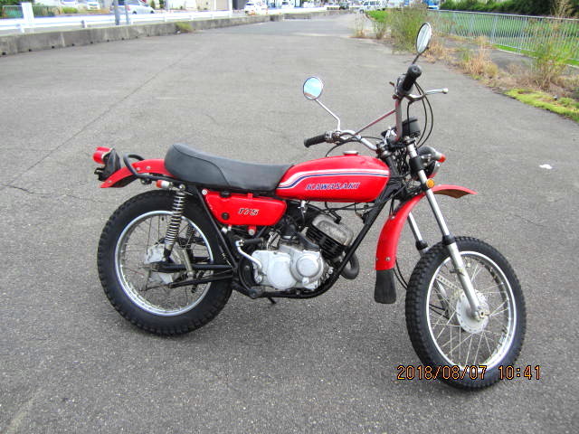 確認用② F7 カワサキ 175TR バイクブロス - Kawasaki 取材で見つけた旧車バイク