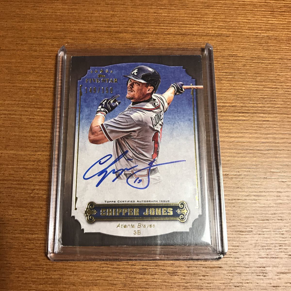 topps auto five star chipper jones 149/150 大谷 | RETURN-CLINIC.COM