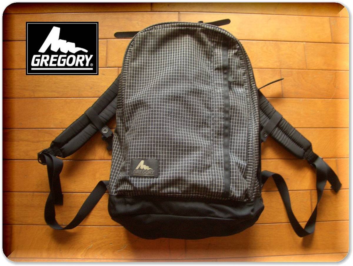  GREGORY グレゴリー 旧ロゴ グラフチェック ナイロンバックパック PC収納(リュックサック)｜売買されたオークション情報、yahooの商品情報をアーカイブ公開 - オークファン グレゴリー