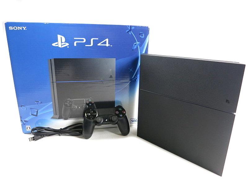 【難有1円】SONY ソニー ゲーム機 プレイステーション4 PlayStation4 CUH-1200A B01 PS4 HDD 500GB ジェットブラック