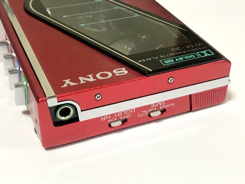 稀少 SONY WM-30 レッド カセットウォークマン 動作未確認品 赤 SONY