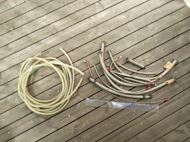 アールズ　エアロクイップ　ステンレスメッシュホース他　AN4 AN6 AN8 AN12 中古　ターボライン等色々　_3