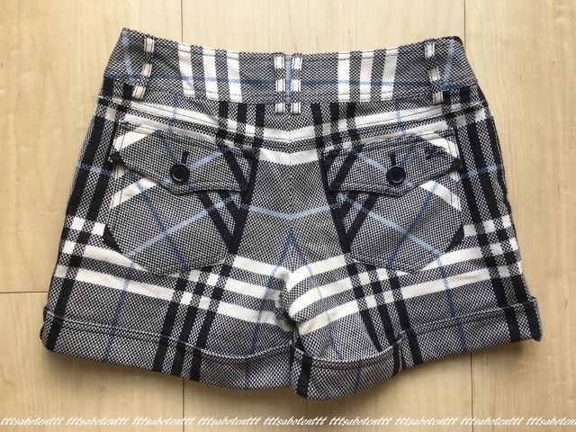 ★☆美品☆★バーバリーブルーレーベル ショートパンツ 美品 Burberry London BLUELABEL バルーンショート パンツ バーバリー ロンドン ブルーレーベル ロゴボタン ハーフパンツ  早5525-今週だけ安