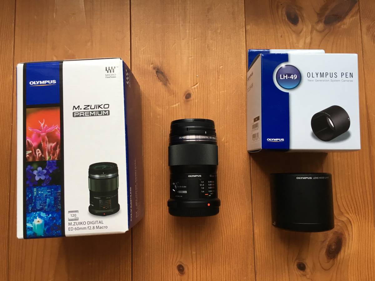 オリンパス M.ZUIKO ED 60mm f2.8 Macro フード付き M 【公式通販】