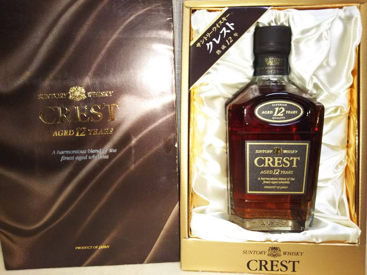 SUNTORY サントリー CREST クレスト 12年 750ml 43% 未開栓
