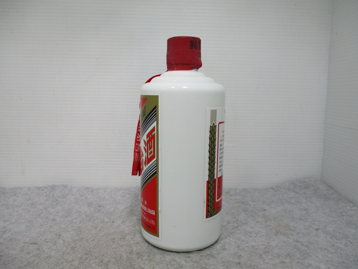 貴州芽台酒 マオタイ酒 MOUTAI 中国酒 グラス付 500ml 43% 未開封 箱