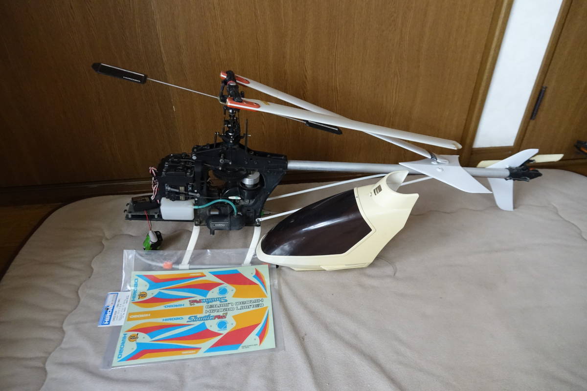 中古 ヒロボー シャトルZXX エンジン、メカ、受信機付き - シャトル
