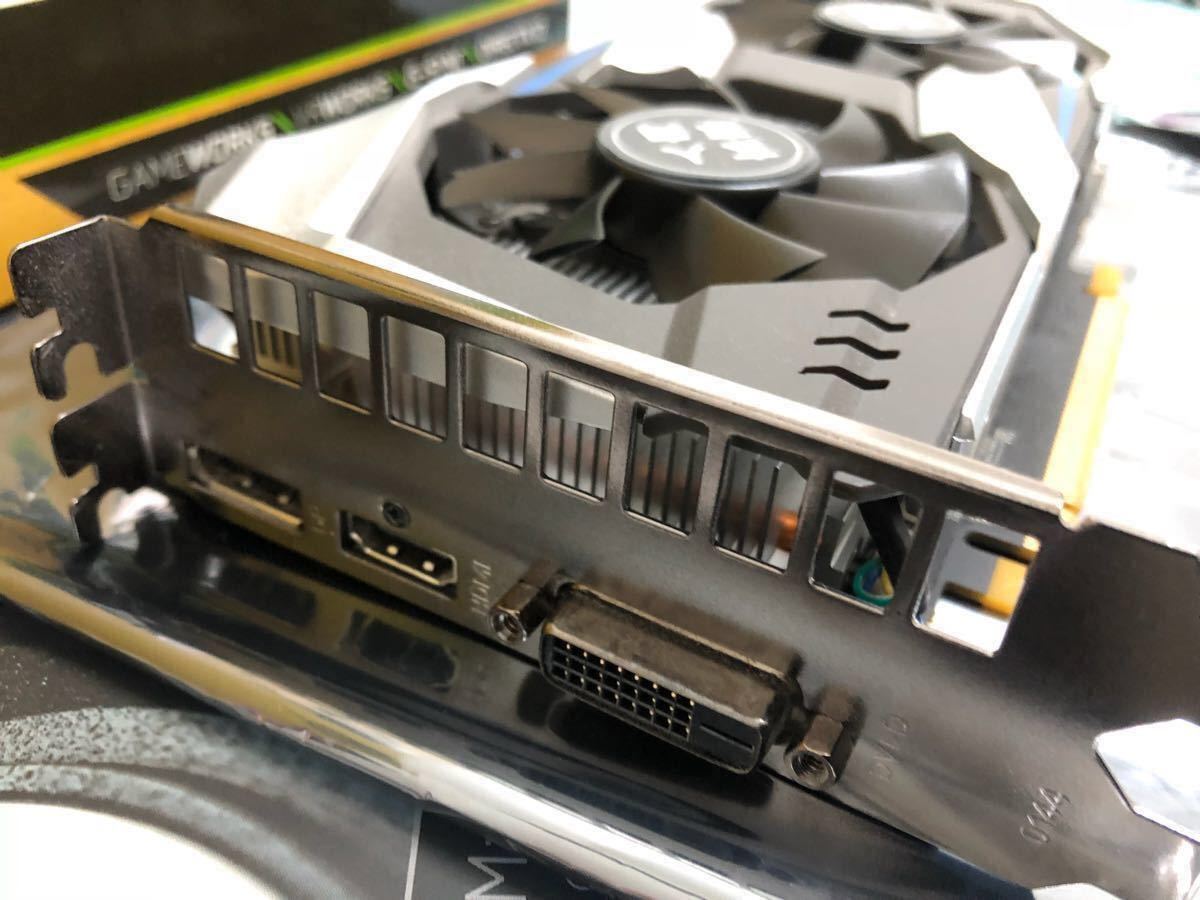 【美品 保証】玄人志向グラボ GF-GTX1060-E6GB/OC2/DF PCIExp 6GB
