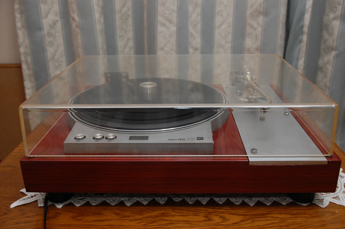 VICTOR JL-C77 レコードプレーヤー キャビネット　JL-T77 ターンテーブル　水準器　中古品　