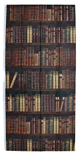 色ブラウン サイズ180×85cm エール タペストリー ブックシェルフ 日本製 85×180cm ブラウン
