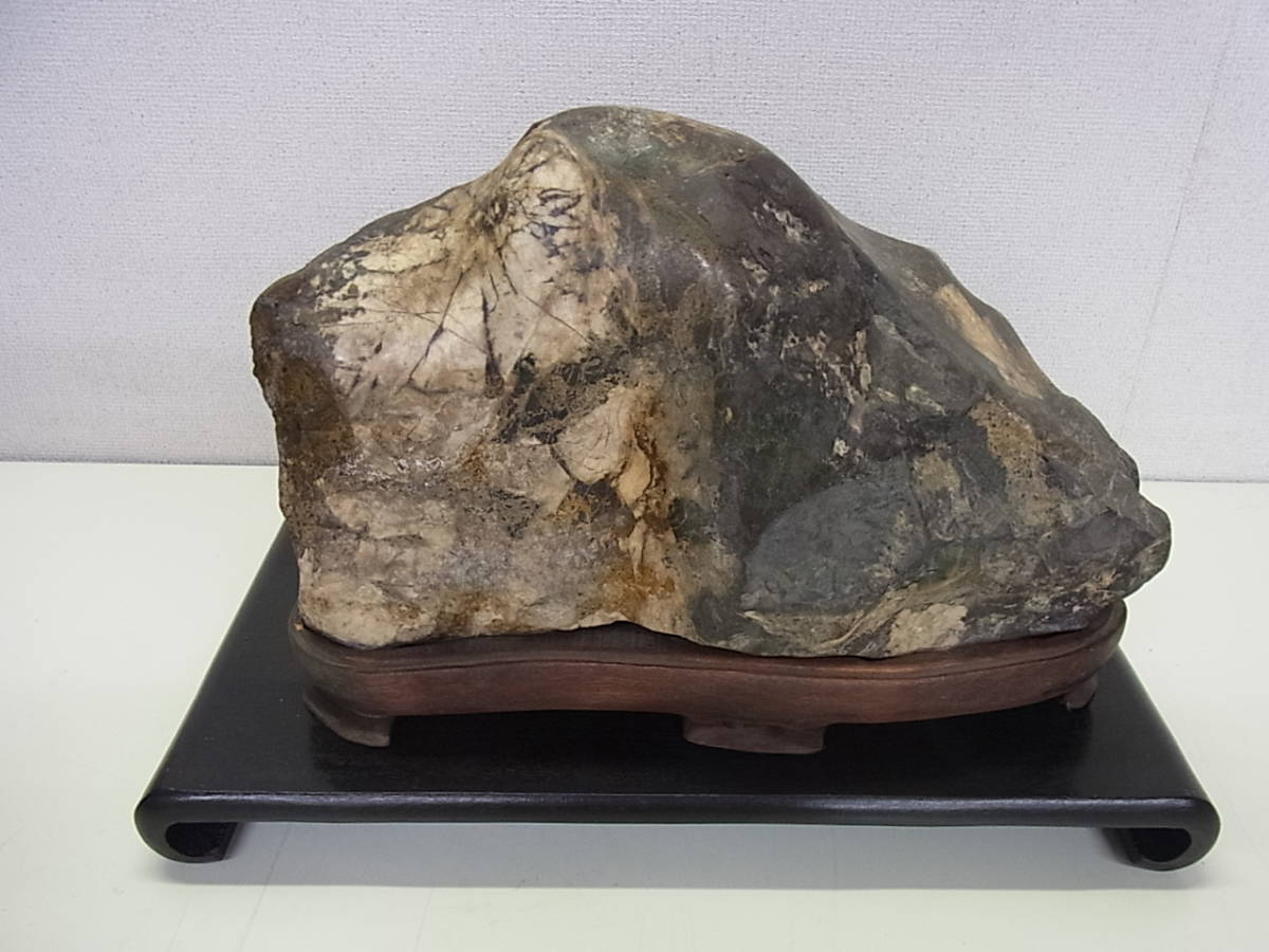 盆栽 飾り石 天然石 鑑賞石 飾り石 中国美術 置物 山形 水石 盆栽添配