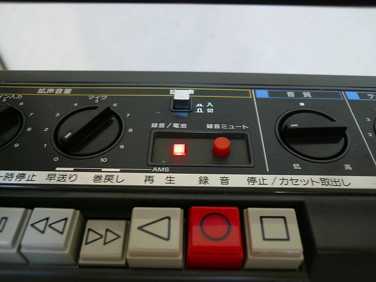 ☆美品 貴重 廃盤 SONY TCM-1390 拡声機能付テープレコーダー ソニー 教室（踊り・ダンス）・イベントで活躍します！☆_5