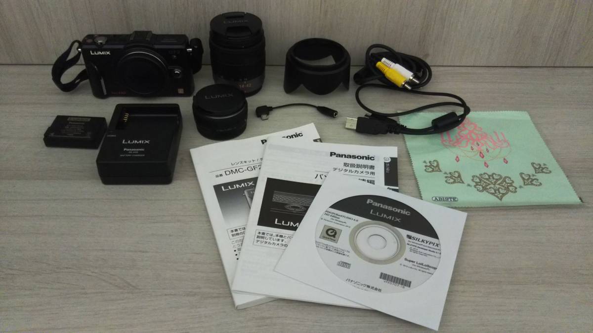 お買い得，100%新品 パナソニック DMC-GF2W-K LUMIX DMC-GF2 ダブルレンズキット エスプリブラック デジタル一眼/2010年式(家電、AV、カメラ)｜売買されたオークション情報、yahooの商品情報をアーカイブ公開 - オークフ その他