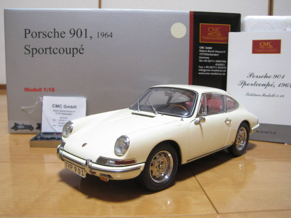 CMC 0 1 1⁄18 Porsche ポルシェ Car Sportcoupe Blue Museum Mint 