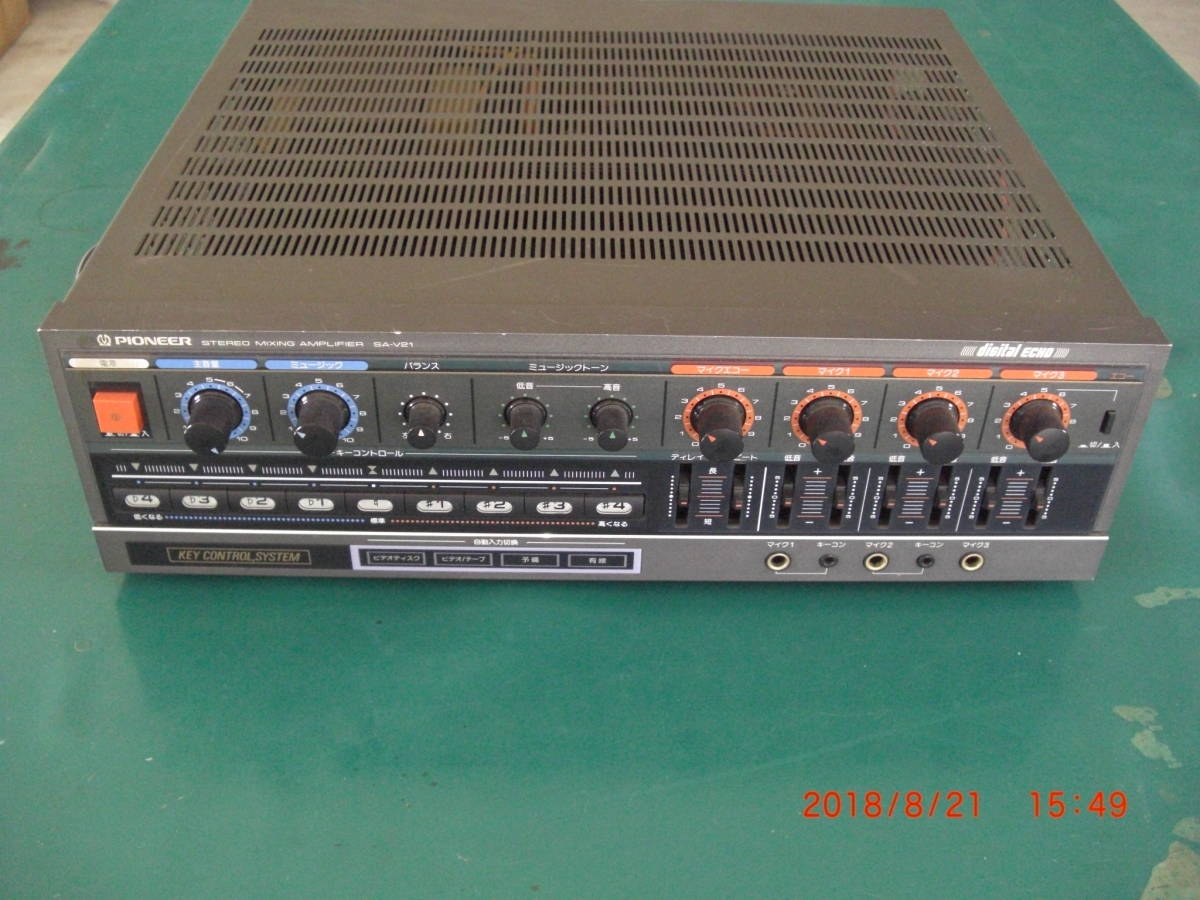 送料無料，本物保証 パイオニア ステレオ ミキシング アンプ SA-V21 動作試験済 完動品(パイオニア)｜売買されたオークション情報、yahooの商品情報をアーカイブ公開 - オークファン パイオニア