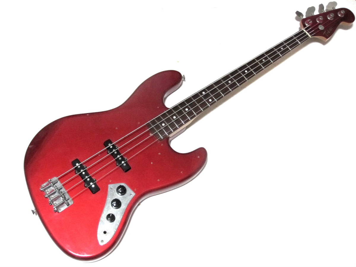 80s☆Tokai JAZZ SOUND TJB マッチングヘッド トラ杢ネック フレイム 