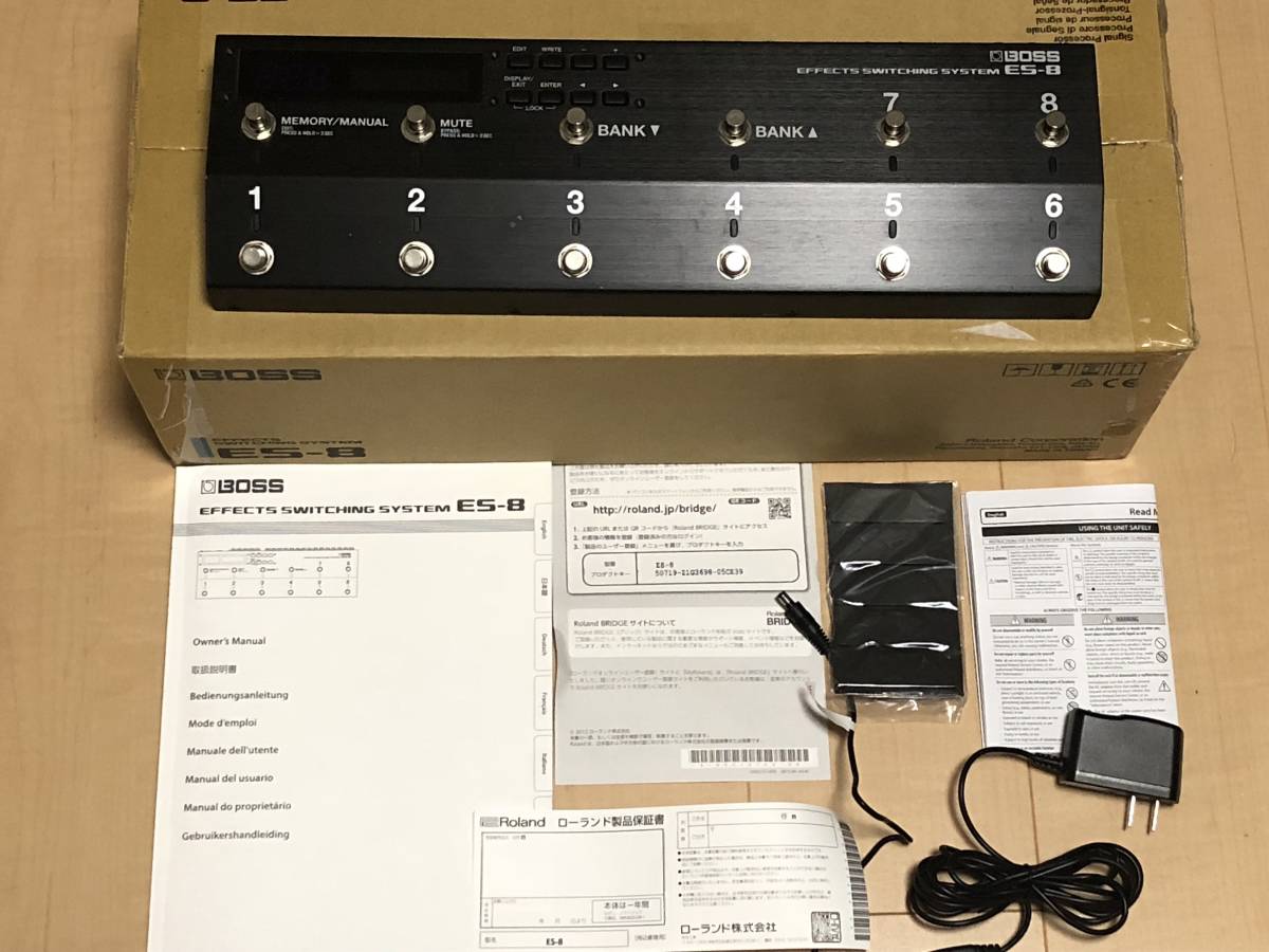 ES-8 BOSS Switching Effects スイッチャー System プログラマブル r