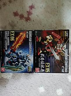 GUNDAM CONVERGE EX05 武者頑駄無 FW EX06 フルアーマー騎士ガンダム