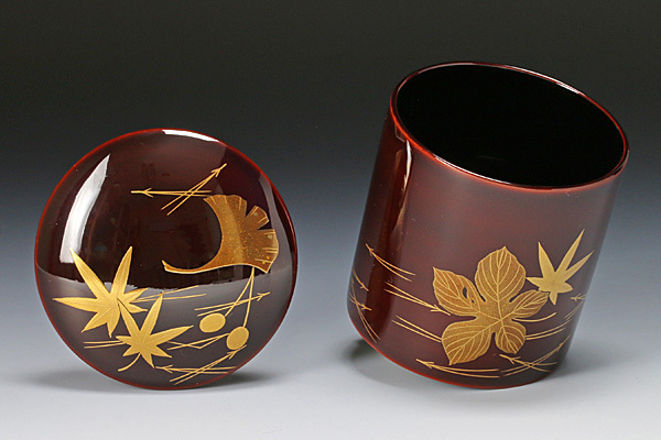 古美味】竹内幸斎造 吹寄蒔絵 金輪寺 茶道具 保証品 m4NT ,写真 【公式