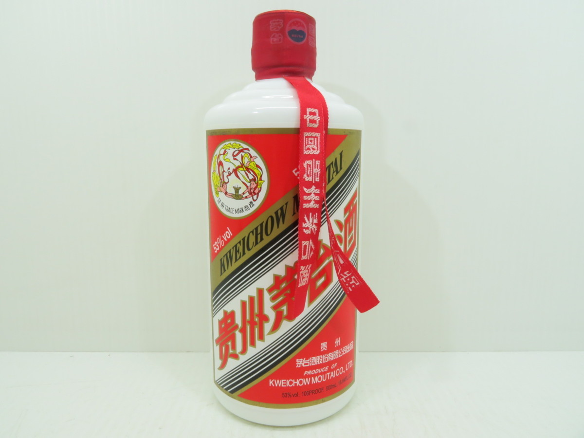 マオタイ酒 天女ラベル 500ml 貴州茅台酒 MOUTAI 中国酒 53% KWEICHOW 