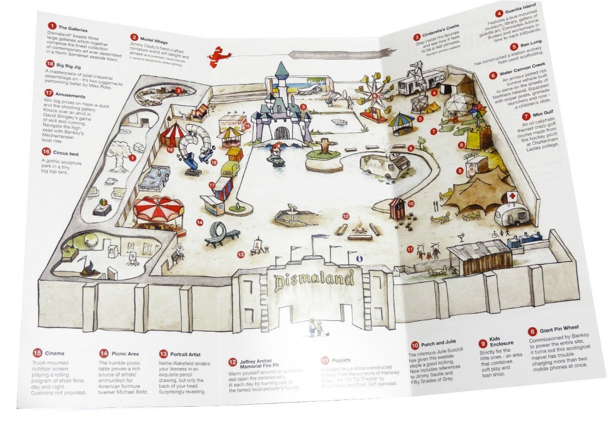 Dismaland 限定パンフレット ディズマランド BANKSY バンクシー 【公式