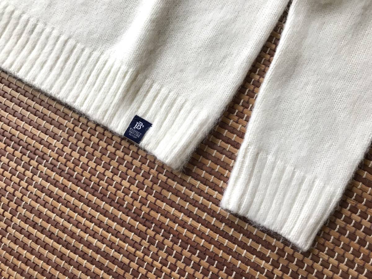 即決■高級感・存在感・雰囲気抜群 / BAYFLOW モヘア混紡 ラグラン クルーネック ニット プルオーバー ホワイト 3（M） ベイフロー BAYFLOW勤務インフルエンサー、orinさんがセレクト！ | 2024夏の 商品カテゴリ BAYFLOWから春を先取りできるアイテムのご紹介です◎ ららぽーと富士見