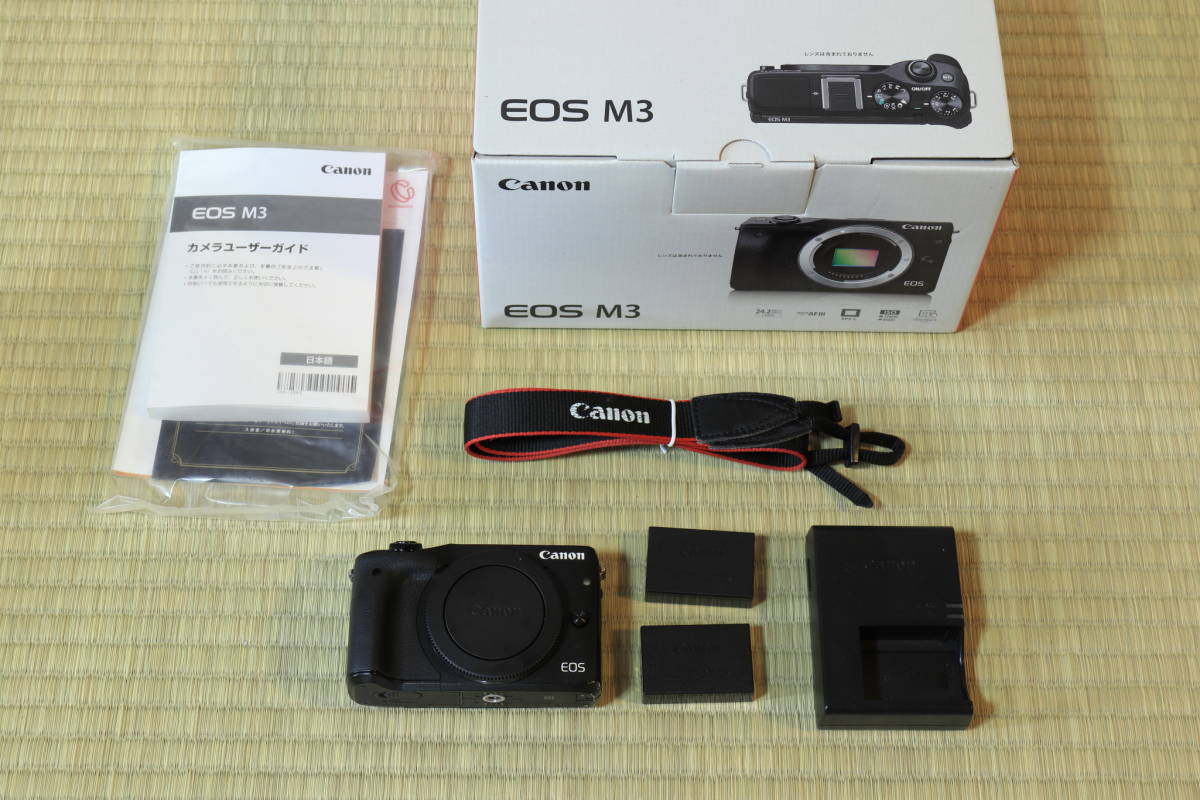 Canon EOS M3 ミラーレスカメラボディ＋純正バッテリー１個付き