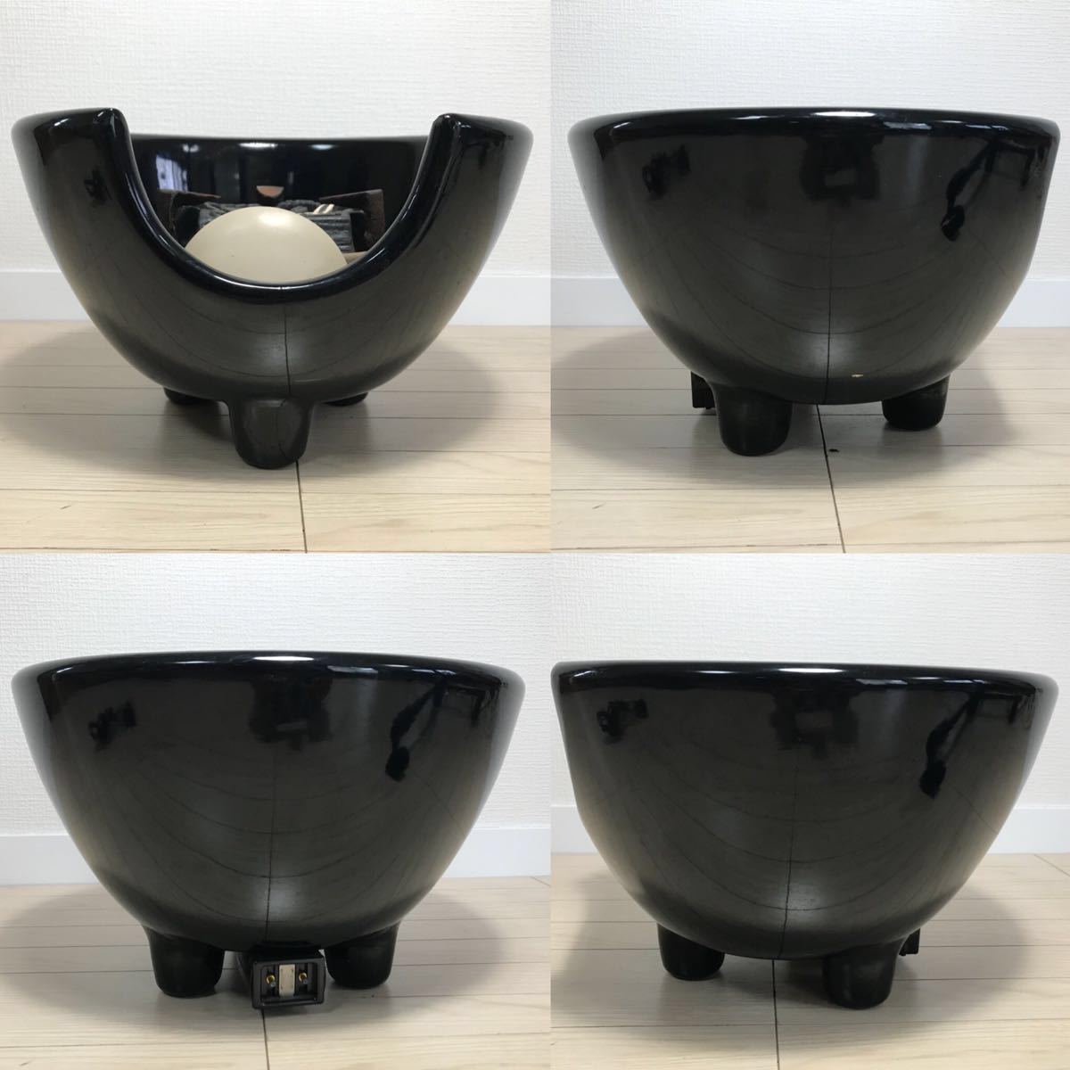 野々田商店 風炉型 電熱器 風炉 炭型 電熱 ヒーター 創巧 茶道具 紅鉢 