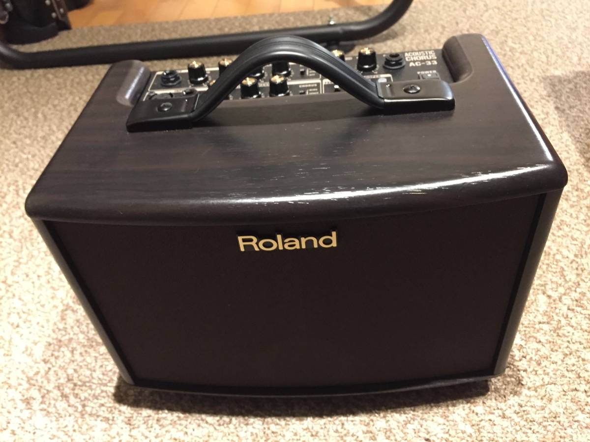 Roland AC-33-RW アコースティックギターアンプ ソフトケース付 ローズ 