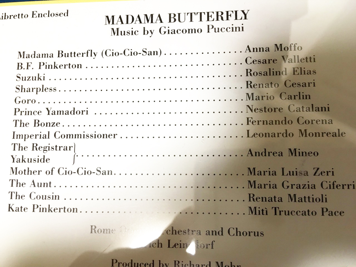2枚組 Giacomo Puccini Madama Butterfly 蝶々夫人 プッチーニ アンナモッフォ他 Cd オペラ 売買されたオークション情報 Yahooの商品情報をアーカイブ公開 オークファン Aucfan Com