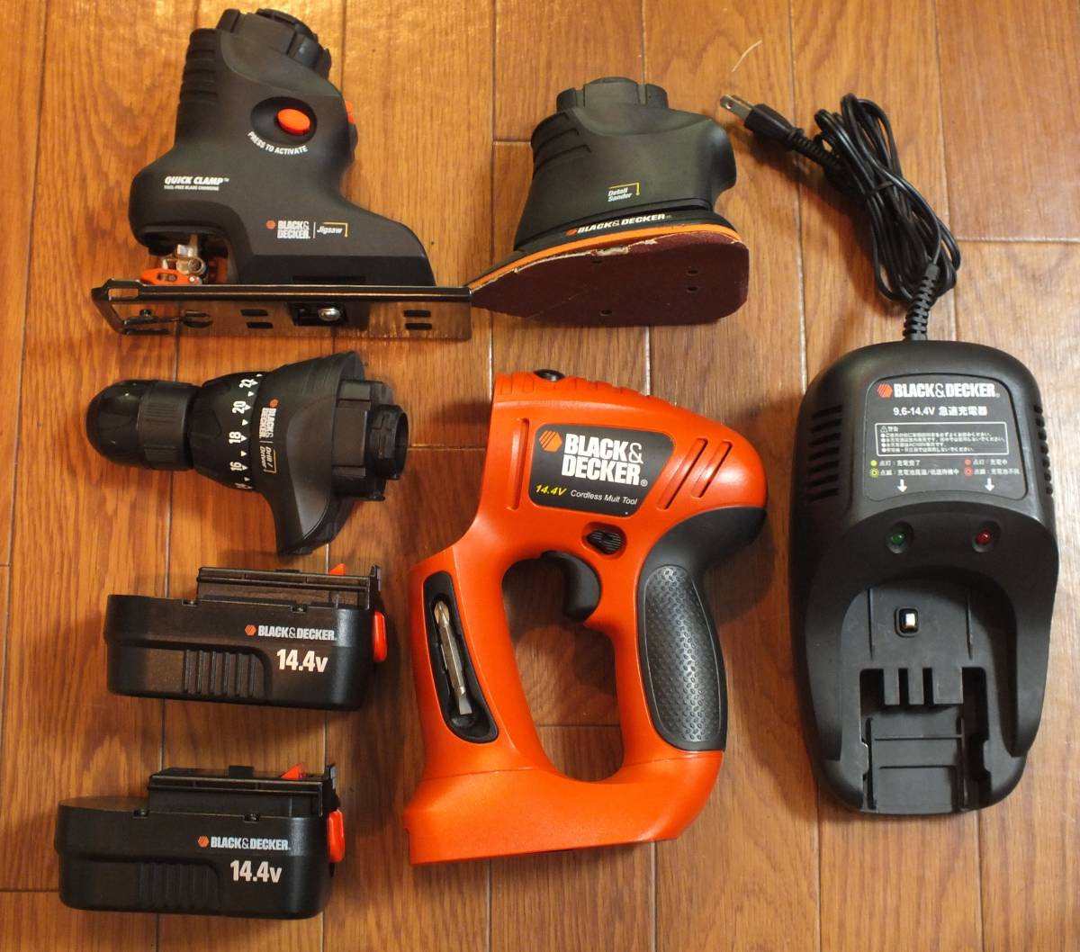 ブラック&デッカー 14.4V 充電マルチツール Z-SX6000 BLACK&DECKER