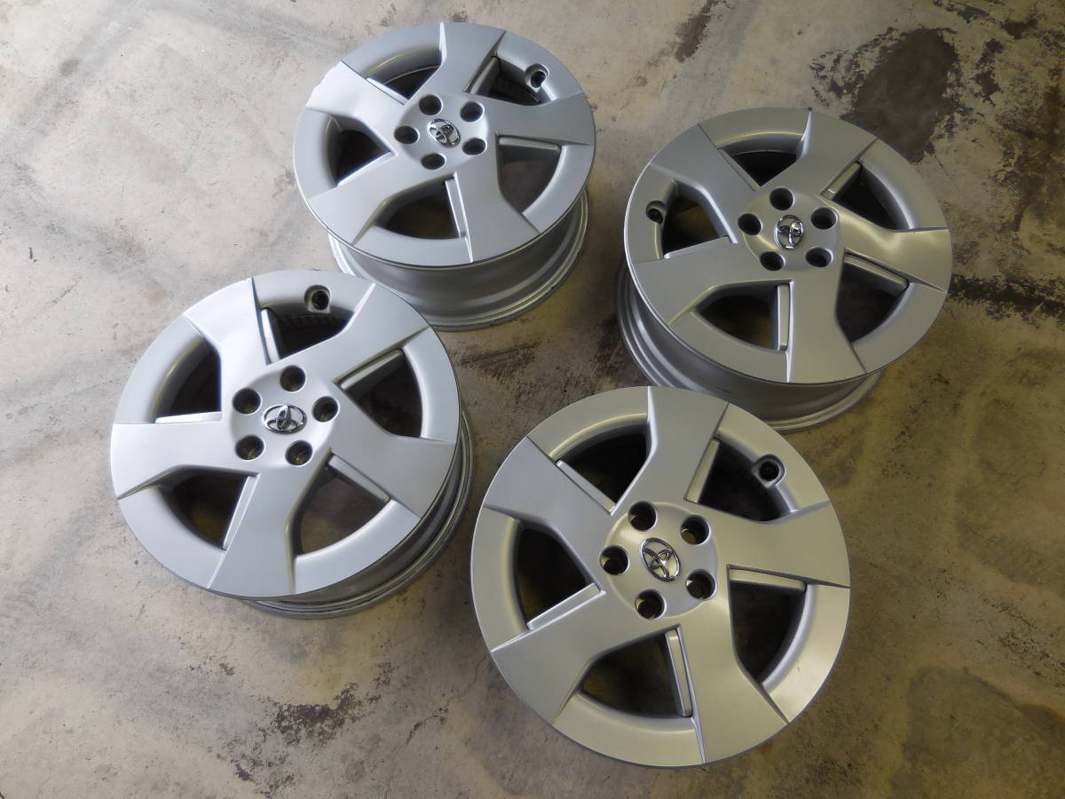 トヨタ純正 30系 プリウス 前期□キャップ付 ホイール 4本□15×6J