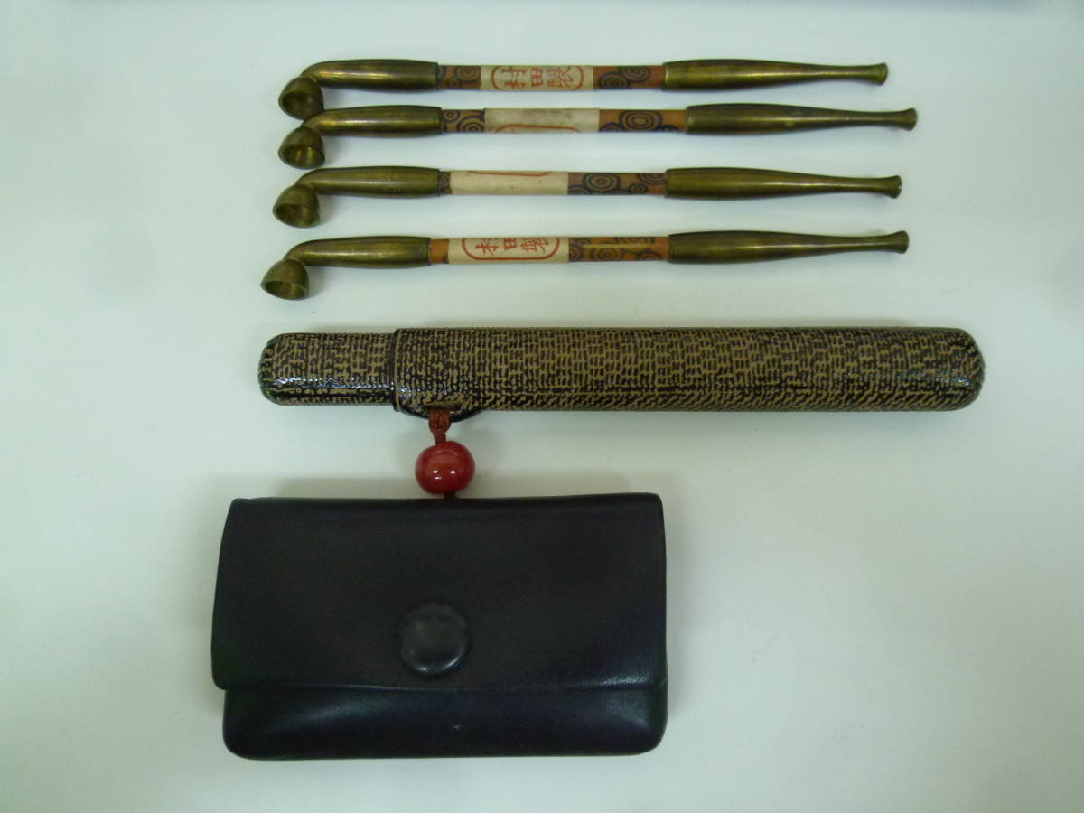 喫煙具 キセル 煙管 煙草入れ - 1円 煙管筒 村田 Yahoo!オークション 