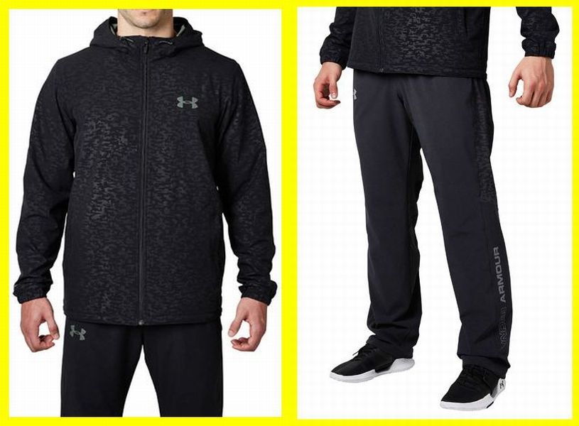 即決★UNDER ARMOUR（アンダーアーマー）☆UA TRICOT LINE フルジップフーディー＆パンツ★Lサイズ★定価22，680 円
