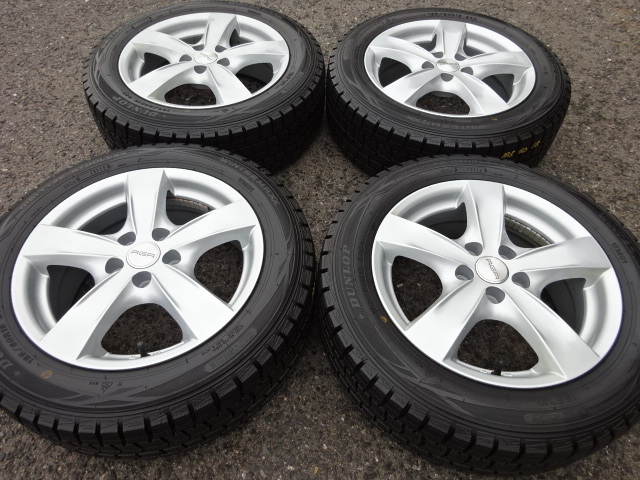 中古スタッドレス☆185/60-15 185/60R15 ダンロップ WM01 AGA アルミ