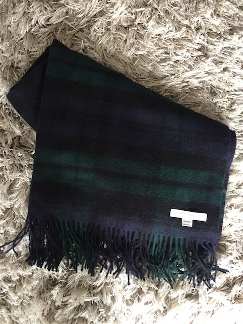 JOHNSTONS★ジョンストンズ カシミアストール　ブラックウォッチ