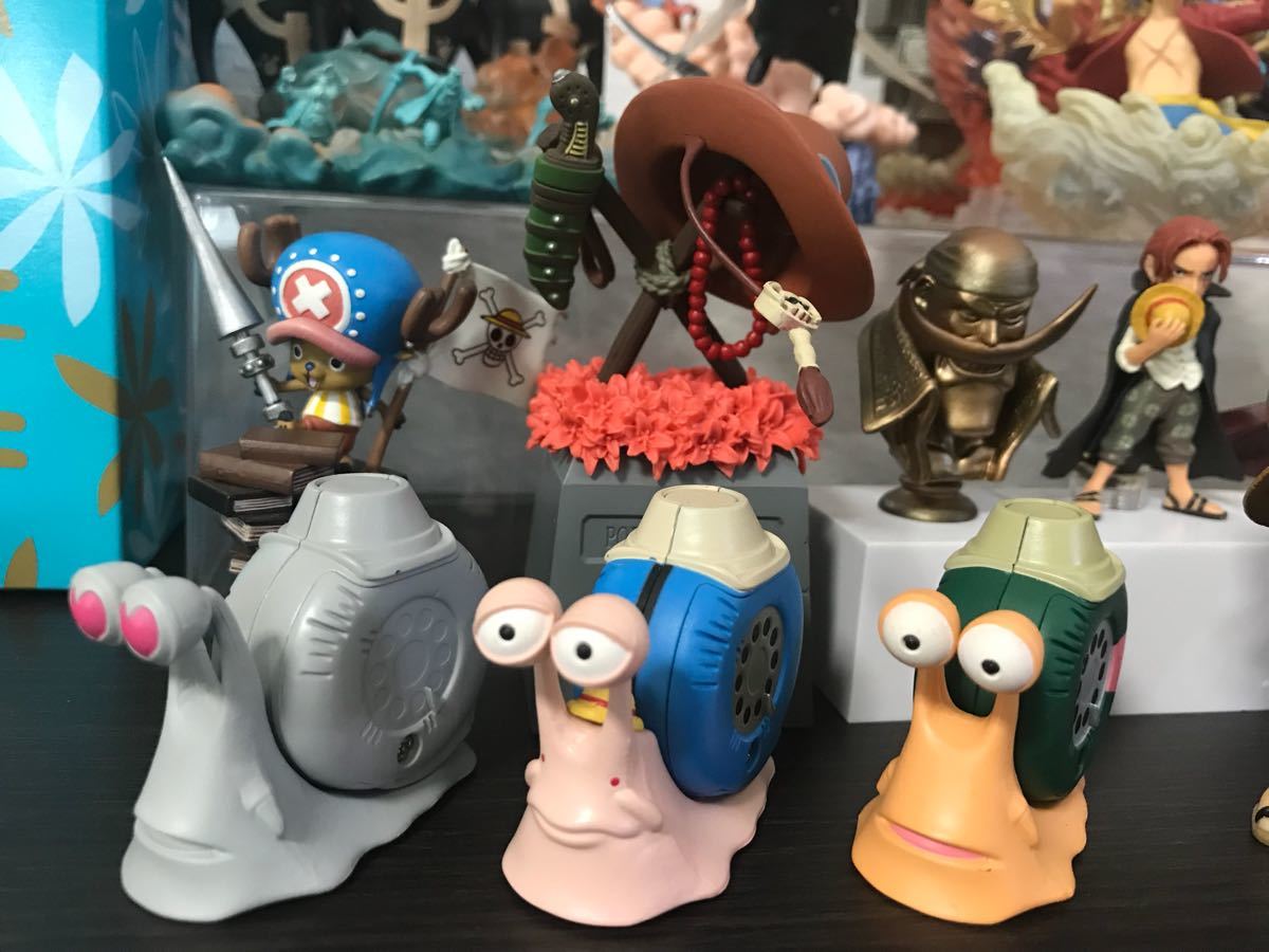 ワンピースフィギュア ログボックス 音声ボイス付き電伝虫 他計22点 モンキー D ルフィ 売買されたオークション情報 Yahooの商品情報をアーカイブ公開 オークファン Aucfan Com