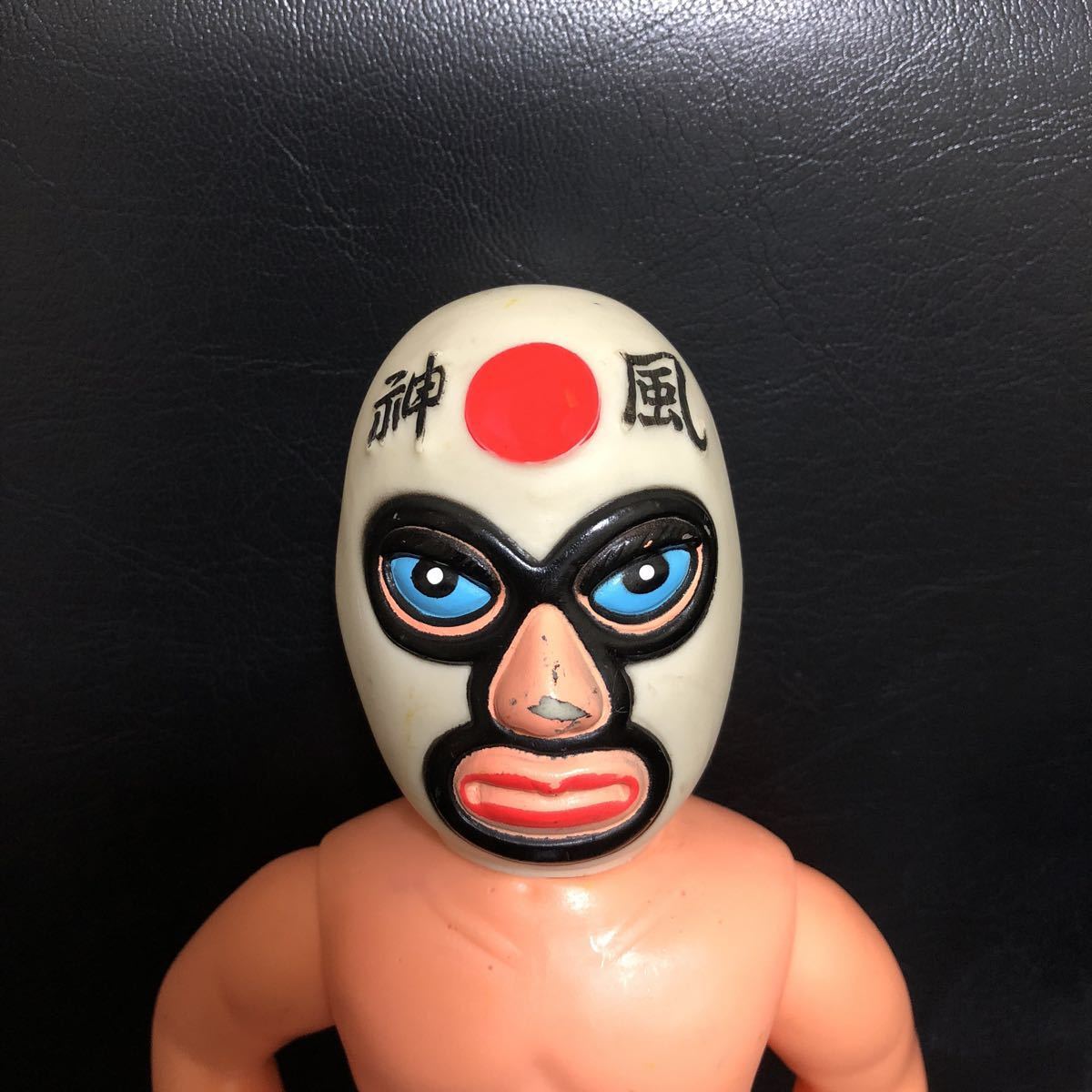 タイガーマスク 中嶋製作所 ミスターカミカゼ ソフビ 当時物 ミスター 