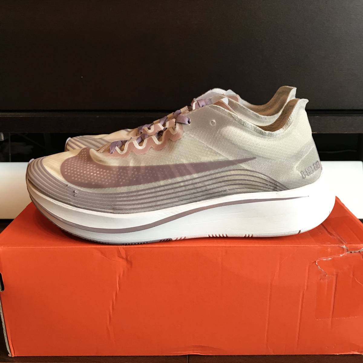 SP Zoom ZOOM ラクマ フリマアプリ SW's NikeLab ZOOM FLY SP シカゴマラソンモデル US9 27.0cm / Nike lab ナイキラボ ズームフライ CHICAGO ランニングシューズ