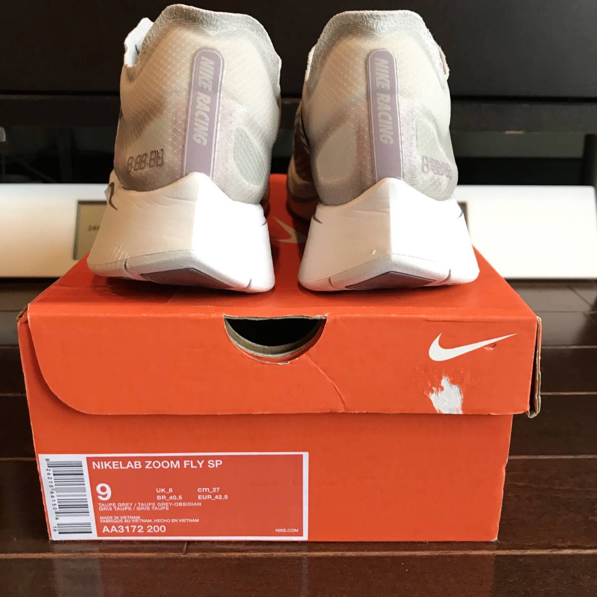 SP Zoom ZOOM ラクマ フリマアプリ SW's NikeLab ZOOM FLY SP シカゴマラソンモデル US9 27.0cm / Nike lab ナイキラボ ズームフライ CHICAGO ランニングシューズ