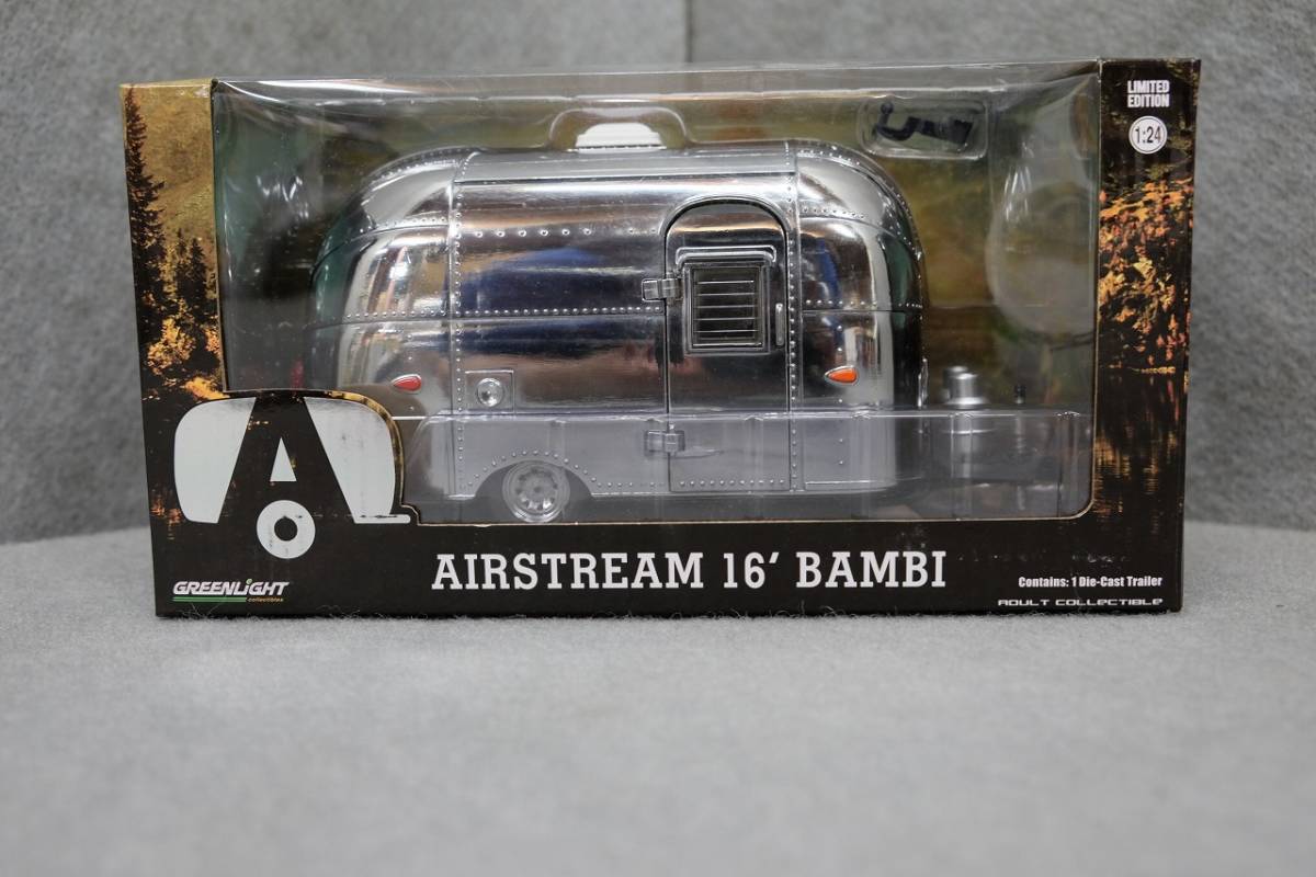 【100%新品，お買い得】 GREEN LIGHT 1/24 AIR STREAM 16&lsquo; BAMBI グリーンライト 1/24 エアーストリーム 16&lsquo; バンビ(乗用車)｜売買されたオークション情報、yahooの商品情報をアーカイブ公開 - オークファン 乗用車