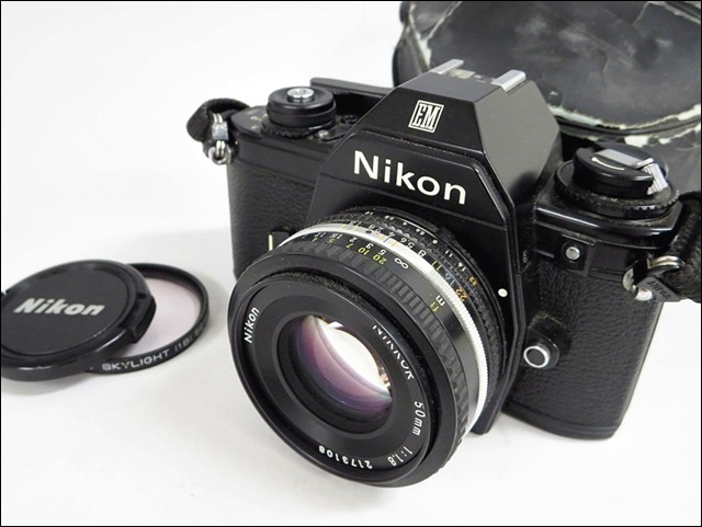 16 54-68197-11 ニコン Nikon EM NIKKOR 50mm 1:1.8 一眼レフ フィルム カメラ 福54