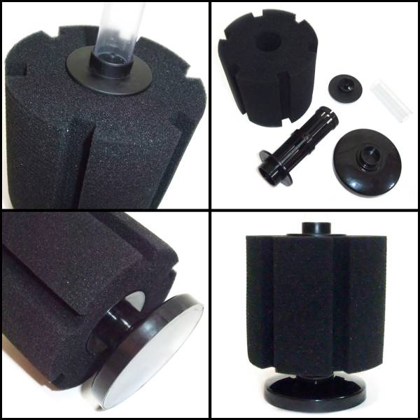 ★新品 アクアリウム水槽用バイオスポンジフィルター８個セット XY-2813 熱帯魚 水質改善 ろ過_3