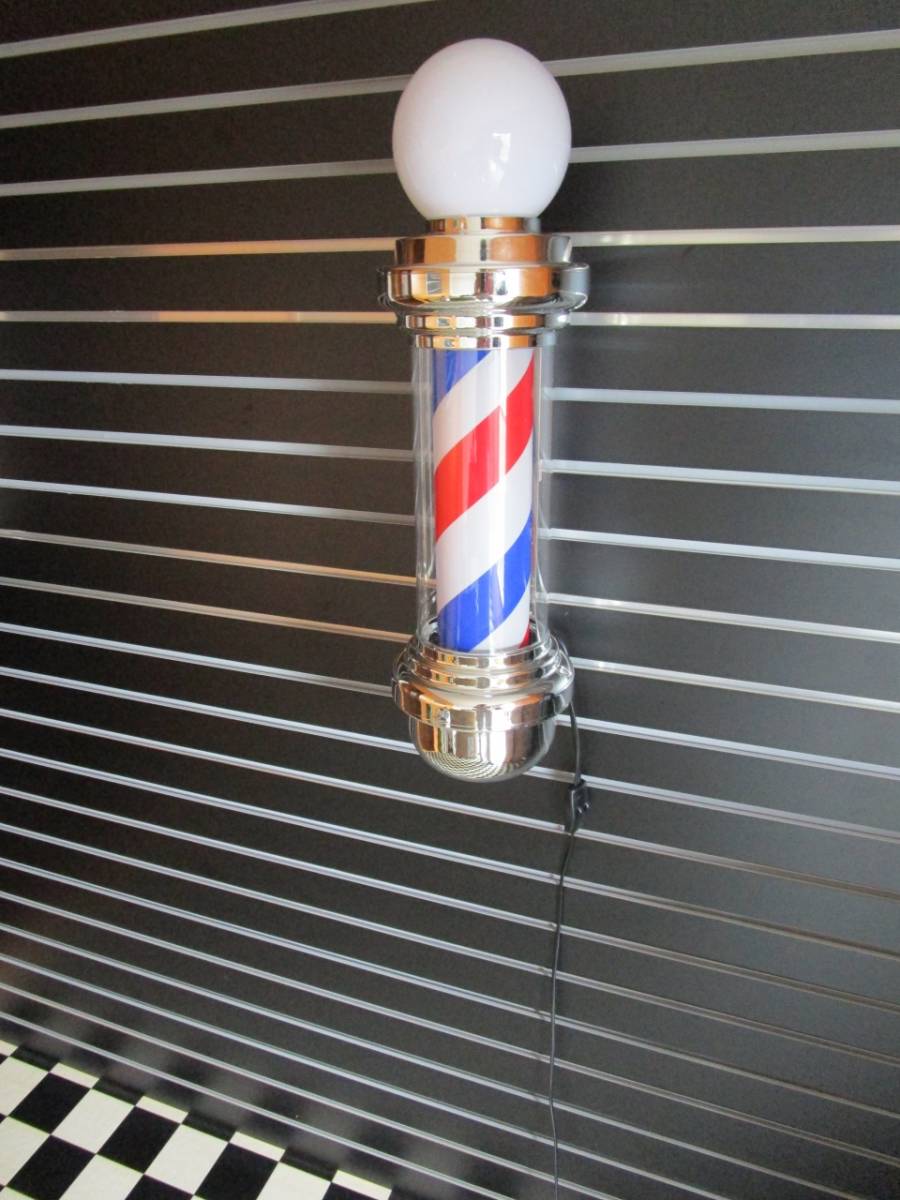 Bar Ber バーバー サインポール 看板 Barber Shop 床屋 理容室 理美容 理髪店 レトロ調 イギリス ロンドン バーバースタイル 理美容店用品 売買されたオークション情報 Yahooの商品情報をアーカイブ公開 オークファン Aucfan Com