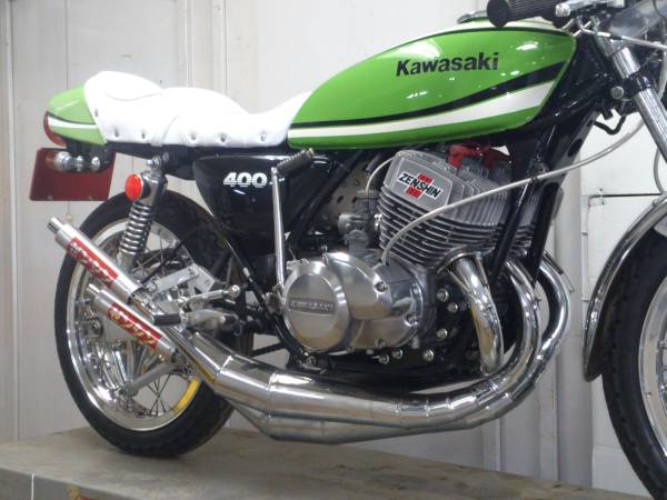 KH250 KH400 チャンバー ゼンシン2-1クロス メッキ zenshin - KH250