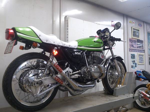 KH250 KH400 チャンバー ゼンシン2-1クロス メッキ zenshin - KH250