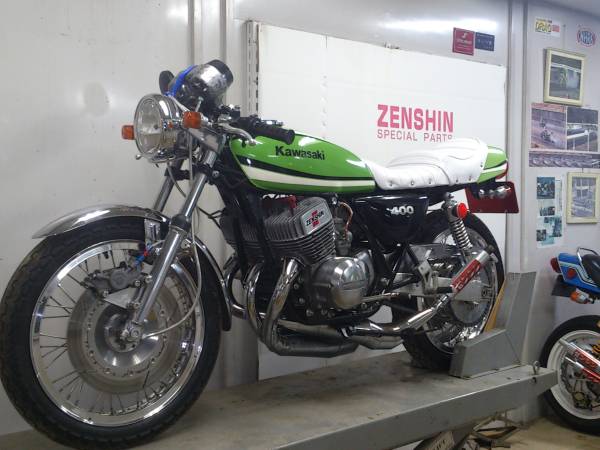 KH250 KH400 チャンバー ゼンシン2-1クロス メッキ zenshin - KH250