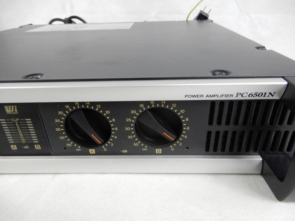 ヤマハPC6501N ステレオパワーアンプXLR入力中古 良好220V使用その2 ヤマハ パワーアンプ ステレオパワーアンプXLR入力中古 | 良好220V使用
