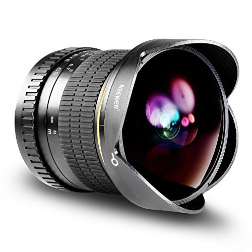 Neewer プロ8mm f/3.5非球面HD魚眼レンズ Nikon DSLR 8-8mmに対応