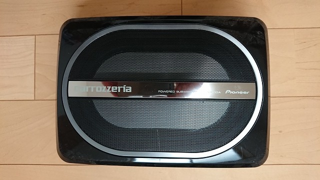 中古】Carrozzeria カロッツェリア パワードサブウーファー TS-WX110A